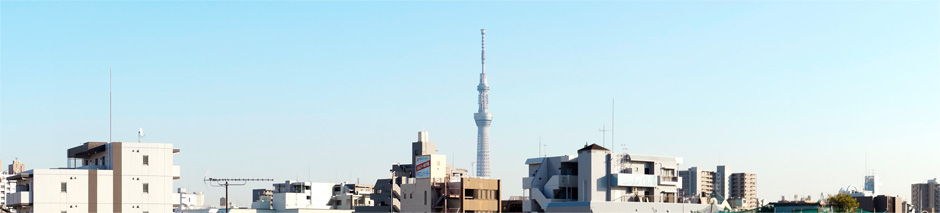 都内工場からの風景